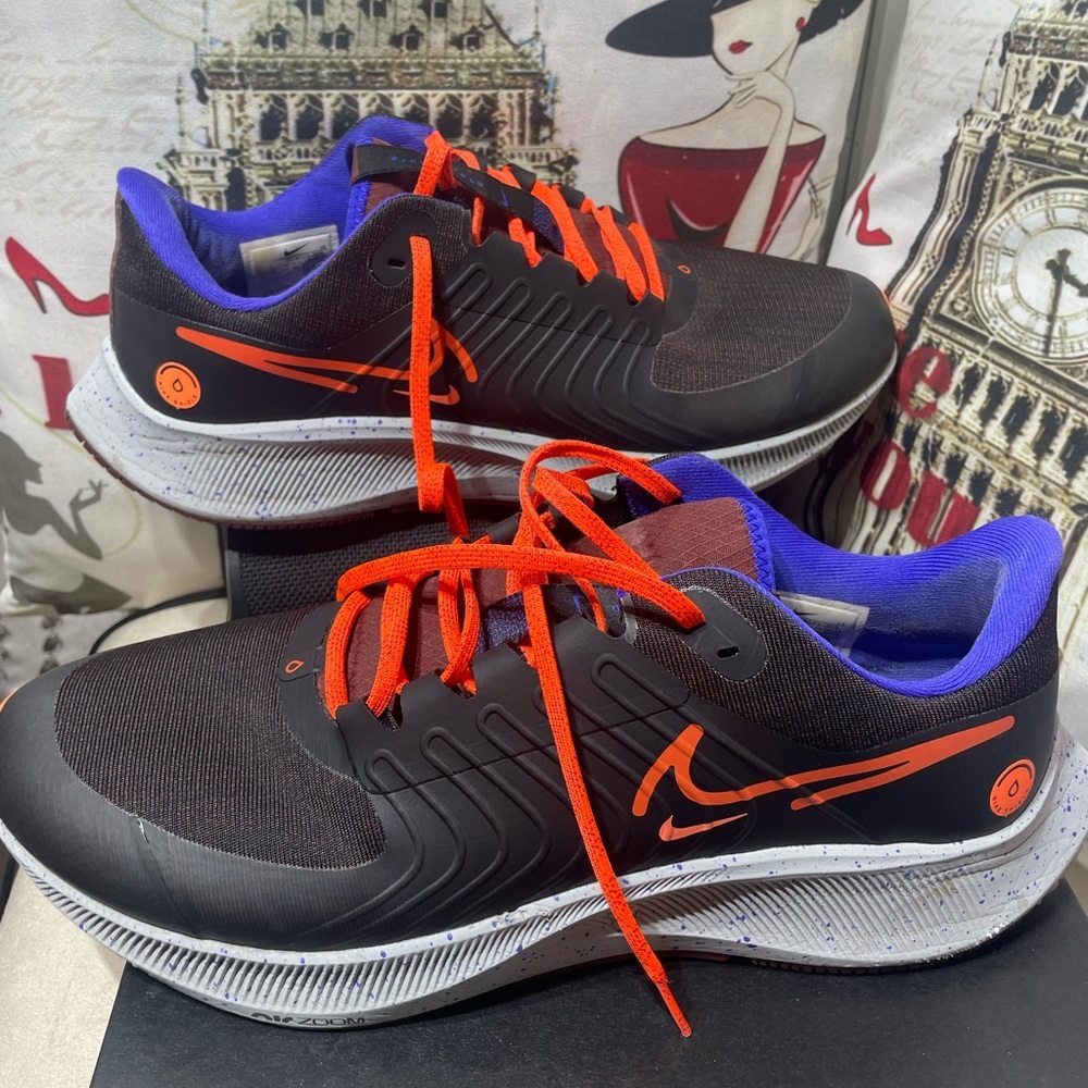 Nike Men's Air Zoom Pegasus 38 Shield Water‎ Repellent Running Shoe 11 - Picture 7 of 16